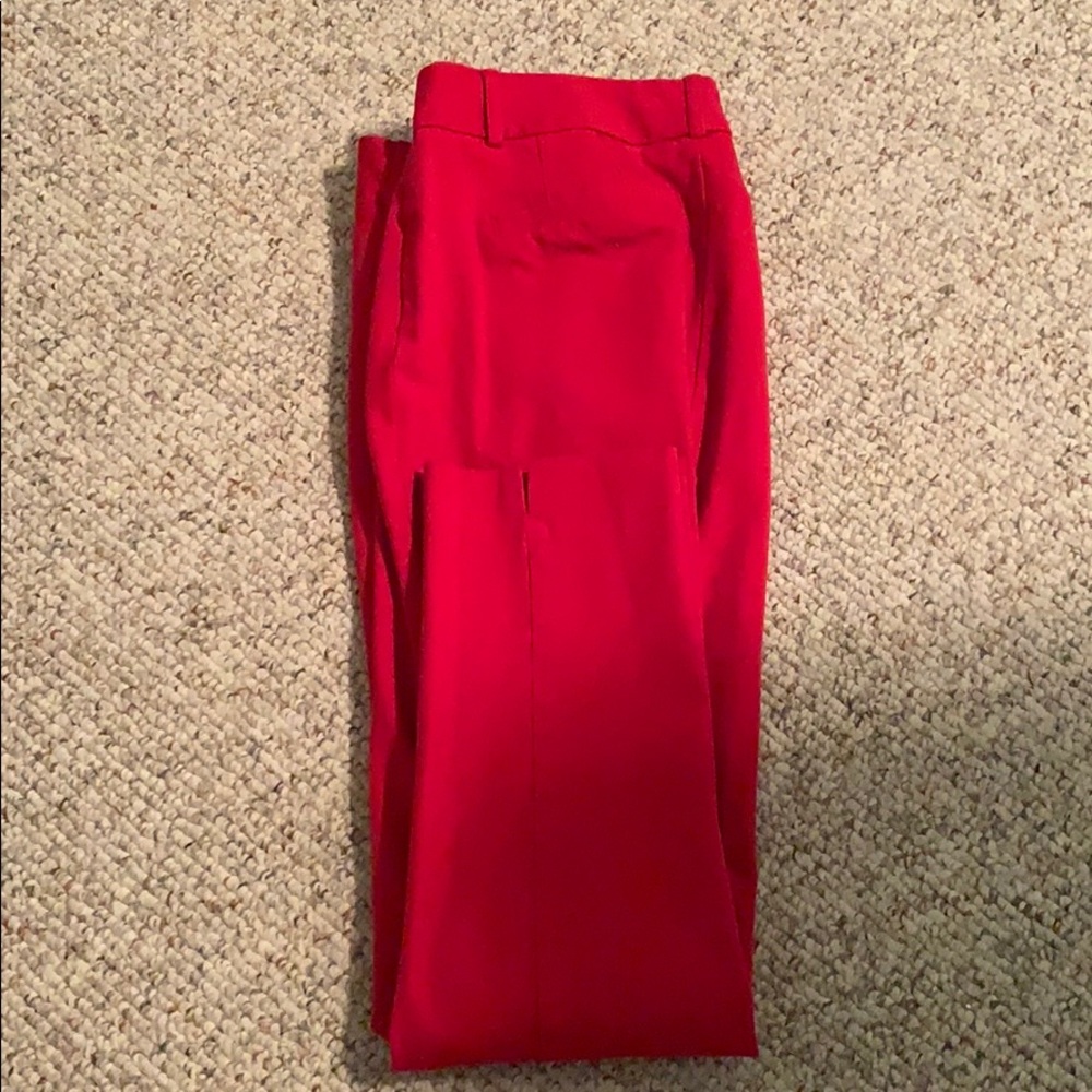 Crown & Ivy red dress pants